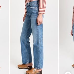 RE/DONE
90S High Rise Loose Jeans in Blue Haze